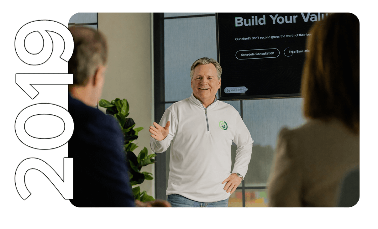 Eric providing value builder coaching and business value improvement strategies to small business owners.